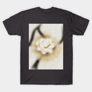 White rose flower candle T-Shirt